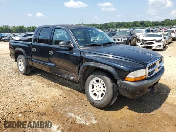 2004 Dodge Dakota Sport with VIN 1D7HL38K54S520454, listed as a Copart auction lot 64086085 with 225,994 mi miles and Salvage title. Bid and sale history available at DreamBid. Image 4.