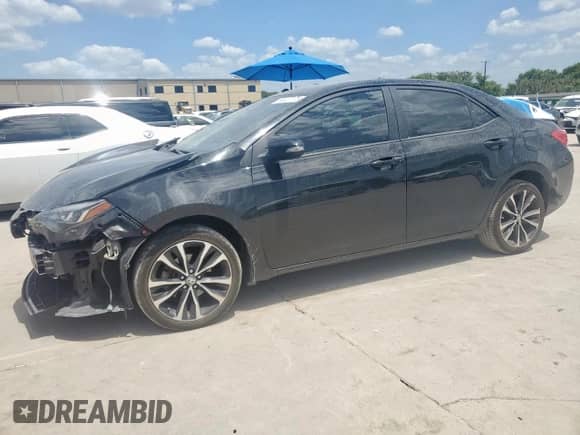 2019 Toyota Corolla L with VIN 5YFBURHE9KP877483, listed as a Copart auction lot 66927175 with 158,194 mi miles and Salvage title. Bid and sale history available at DreamBid. Image 1.
