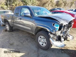 2023 Toyota Tacoma SR with VIN 3TYSX5EN4PT022505, listed as a IAAI auction lot 41275106 with 16,384 mi miles and . Bid and sale history available at DreamBid. Image 1.