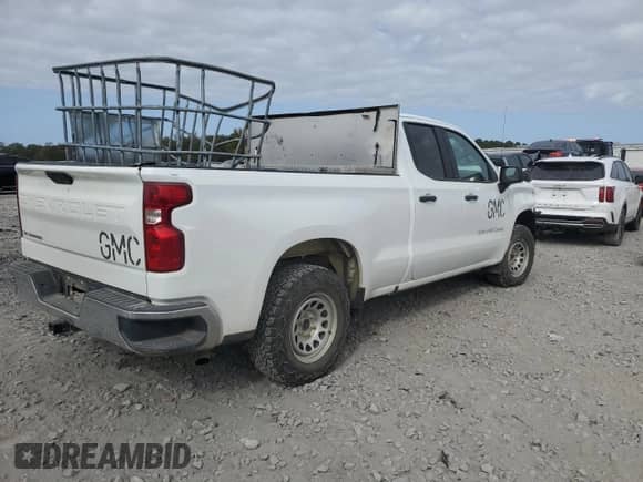 2021 Chevrolet Silverado 1500 Work Truck with VIN 1GCRWAEK8MZ136660, listed as a Copart auction lot 78802004 with 76,038 mi miles and Salvage title. Bid and sale history available at DreamBid. Image 3.