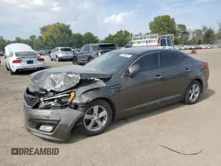 2014 Kia Optima LX z VIN 5XXGM4A72EG306547, wystawiony jako Copart lot #81003415 z przebiegiem 147 858 mil mil oraz Szkoda całkowita • Salvage title. Historia ofert i sprzedaży dostępna na DreamBid. Obrazek 1.