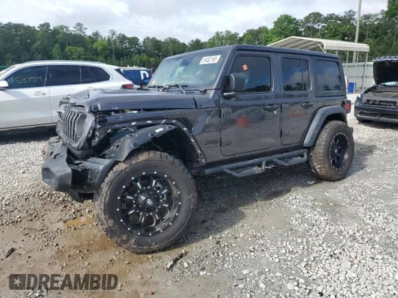 2024 Jeep Wrangler Willys with VIN 1C4PJXDGXRW278376, listed as a Copart auction lot 59482165 with 2,432 mi miles and Salvage title. Bid and sale history available at DreamBid. Image 1.
