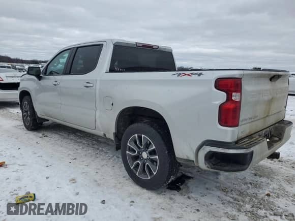 2022 Chevrolet Silverado 1500 LT with VIN 3GCPYJEK6NG123490, listed as a Copart auction lot 41617175 with 64,048 mi miles and Salvage title. Bid and sale history available at DreamBid. Image 2.