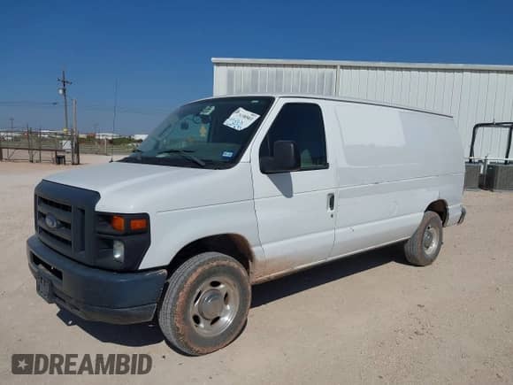 2013 Ford Econoline Cargo Commercial with VIN 1FTNE1EW2DDB01761, listed as a IAAI auction lot 43038503 with 266,605 mi miles and . Bid and sale history available at DreamBid. Image 17.