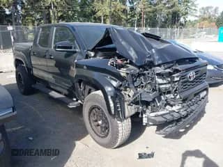 2024 Toyota Tacoma SR5 with VIN 3TMLB5JN4RM080833, listed as a IAAI auction lot 43404104 with 19,266 mi miles and . Bid and sale history available at DreamBid. Image 1.