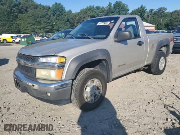 2005 Chevrolet Colorado с VIN 1GCDS148158284748, выставлен на аукционе Copart как лот 80737485 с пробегом 246 573 миль миль и Чистый • Clean title. История ставок и продаж доступна на DreamBid. Изображение 1.