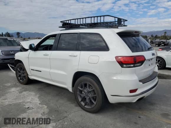 2019 Jeep Grand Cherokee Limited X z VIN 1C4RJEBG4KC816447, wystawiony jako Copart lot #81976185 z przebiegiem 52 906 mil mil oraz Szkoda całkowita • Salvage title. Historia ofert i sprzedaży dostępna na DreamBid. Obrazek 2.