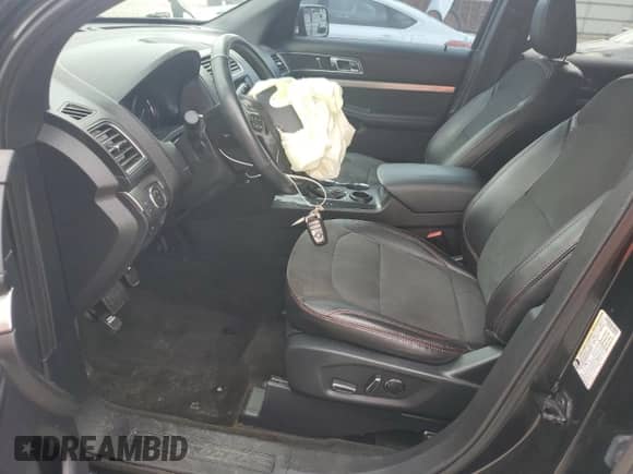 2018 Ford Explorer XLT with VIN 1FM5K7D8XJGC02759, listed as a Copart auction lot 85504125 with 86,676 mi miles and Salvage title. Bid and sale history available at DreamBid. Image 7.