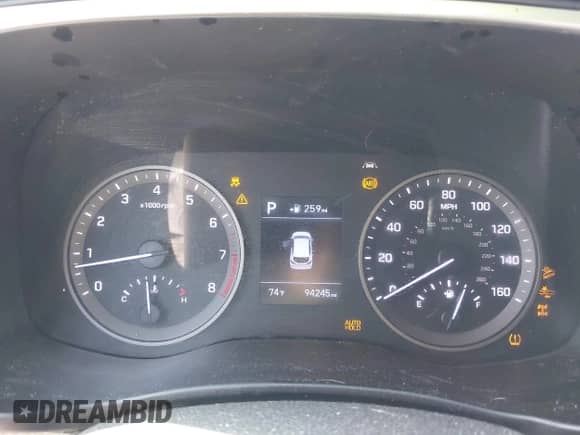 2019 Hyundai Tucson Value z VIN KM8J3CA45KU990648, wystawiony jako IAAI lot #42392089 z przebiegiem 94 245 mil mil oraz . Historia ofert i sprzedaży dostępna na DreamBid. Obrazek 15.