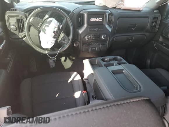 2025 GMC Sierra 1500 Pro with VIN 1GTPHAED6SZ155868, listed as a Copart auction lot 59236585 with 3,169 mi miles and Salvage title. Bid and sale history available at DreamBid. Image 8.