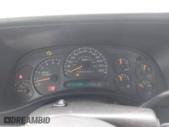2003 Chevrolet Silverado 1500HD LT with VIN 1GCGK13U53F174242, listed as a IAAI auction lot 41315419 with 205,280 mi miles and . Bid and sale history available at DreamBid. Image 7.