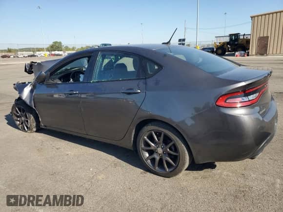 2016 Dodge Dart SXT with VIN 1C3CDFBB7GD507780, listed as a Copart auction lot 80470435 with Not provided miles and Salvage title. Bid and sale history available at DreamBid. Image 2.