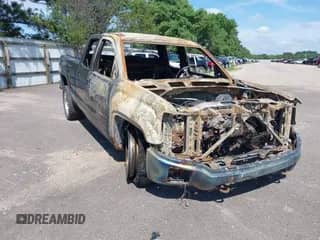 2014 GMC Sierra 1500 SLE z VIN 1GTV2UEC6EZ107065, wystawiony jako IAAI lot #42712695 z przebiegiem Nie podano mil oraz . Historia ofert i sprzedaży dostępna na DreamBid. Obrazek 1.