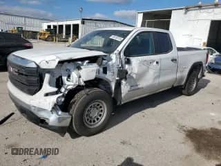 2023 GMC Sierra 1500 Pro with VIN 1GTRHAED2PZ261038, listed as a Copart auction lot 86155134 with 65,932 mi miles and Salvage title. Bid and sale history available at DreamBid. Image 1.