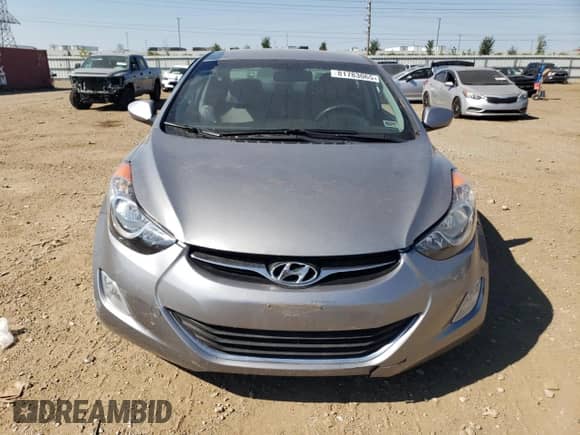 2013 Hyundai Elantra GLS with VIN KMHDH4AE8DU902823, listed as a Copart auction lot 81783065 with 151,980 mi miles and Salvage title. Bid and sale history available at DreamBid. Image 5.