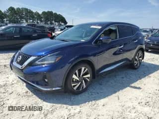 2024 Nissan Murano SL with VIN 5N1AZ2CJ7RC105975, listed as a Copart auction lot 62755965 with 5,825 mi miles and Salvage title. Bid and sale history available at DreamBid. Image 1.