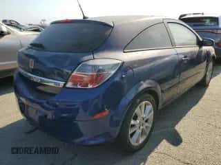 2008 Saturn Astra XR with VIN W08AT271985084638, listed as a Copart auction lot 62694894 with 75,879 mi miles and Salvage title. Bid and sale history available at DreamBid. Image 3.