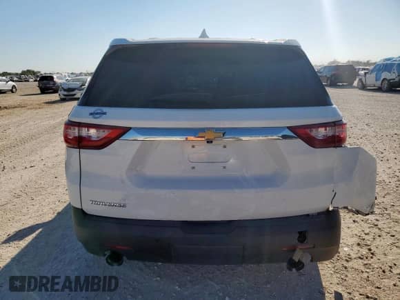 2021 Chevrolet Traverse LS with VIN 1GNERFKW4MJ241521, listed as a Copart auction lot 80965975 with Not provided miles and Salvage title. Bid and sale history available at DreamBid. Image 6.