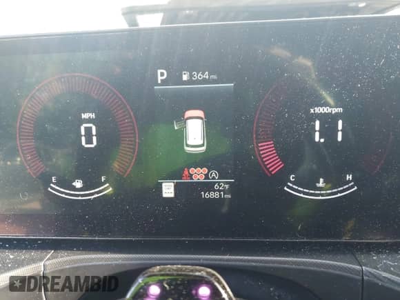 2024 Hyundai Santa Fe XRT with VIN 5NMP3DGL6RH046717, listed as a IAAI auction lot 43084685 with 16,881 mi miles and . Bid and sale history available at DreamBid. Image 7.