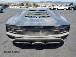 2018 Lamborghini Aventador S with VIN ZHWUG4ZD9JLA06724, listed as a Copart auction lot 62744245 with 18,738 mi miles and Salvage title. Bid and sale history available at DreamBid. Image 6.