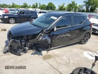2024 Nissan Kicks SR with VIN 3N1CP5DV5RL561003, listed as a Copart auction lot 64314915 with 13,429 mi miles and Salvage title. Bid and sale history available at DreamBid. Image 1.