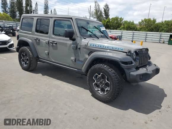 2022 Jeep Wrangler Unlimited Rubicon с VIN 1C4JJXR60NW182756, выставлен на аукционе Copart как лот 54307845 с пробегом 20 302 миль миль и Списание • Salvage title. История ставок и продаж доступна на DreamBid. Изображение 4.