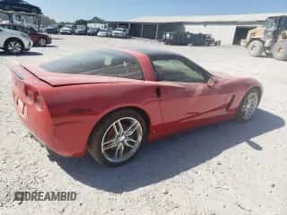 2007 Chevrolet Corvette with VIN 1G1YY25U375125485, listed as a Copart auction lot 74797954 with Not provided miles and Salvage title. Bid and sale history available at DreamBid. Image 3.