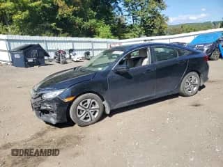2016 Honda Civic LX with VIN 19XFC2F54GE038977, listed as a Copart auction lot 80512515 with 162,693 mi miles and Salvage title. Bid and sale history available at DreamBid. Image 1.