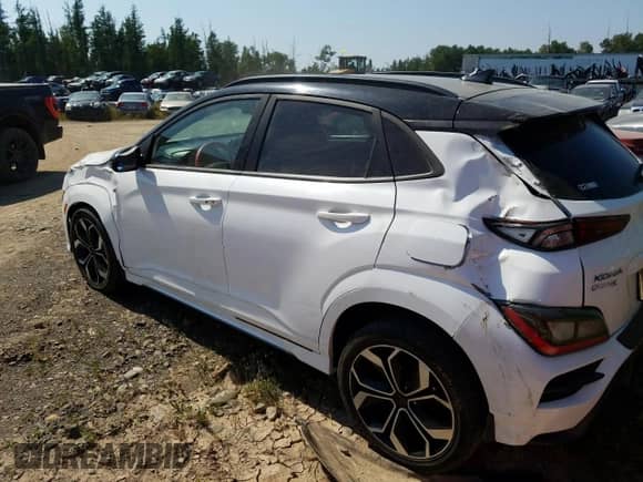 2022 Hyundai Kona N Line z VIN KM8K3CA37NU789382, wystawiony jako Copart lot #68319825 z przebiegiem 48 493 mil mil oraz Szkoda całkowita • Salvage title. Historia ofert i sprzedaży dostępna na DreamBid. Obrazek 2.