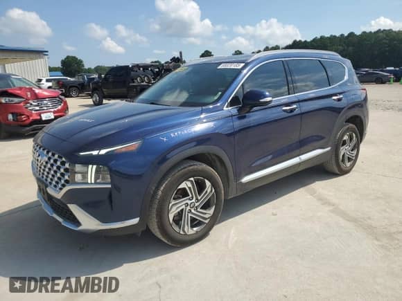 2021 Hyundai Santa Fe SEL with VIN 5NMS64AJ4MH303665, listed as a Copart auction lot 66020185 with 71,325 mi miles and Salvage title. Bid and sale history available at DreamBid. Image 1.
