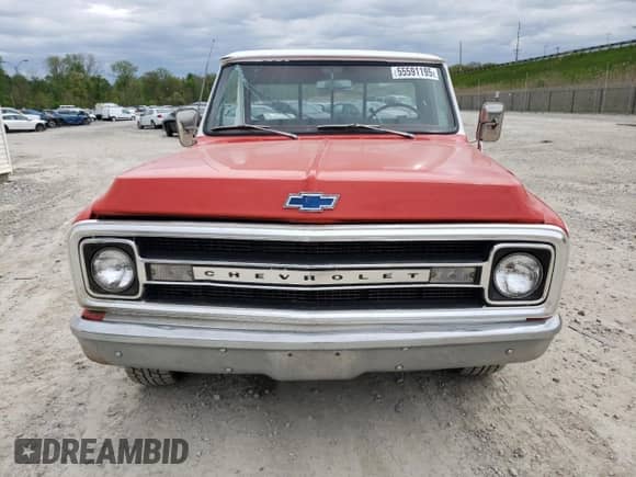 1970 Chevrolet Silverado 1500 z VIN CE140A106878, wystawiony jako Copart lot #55591195 z przebiegiem 74 781 mil mil oraz Szkoda całkowita • Salvage title. Historia ofert i sprzedaży dostępna na DreamBid. Obrazek 5.