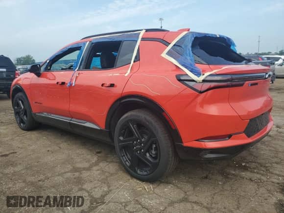 2025 Chevrolet Equinox EV RS с VIN 3GN7DSRP8SS125023, выставлен на аукционе Copart как лот 58317495 с пробегом 1 402 миль миль и Чистый • Clean title. История ставок и продаж доступна на DreamBid. Изображение 2.