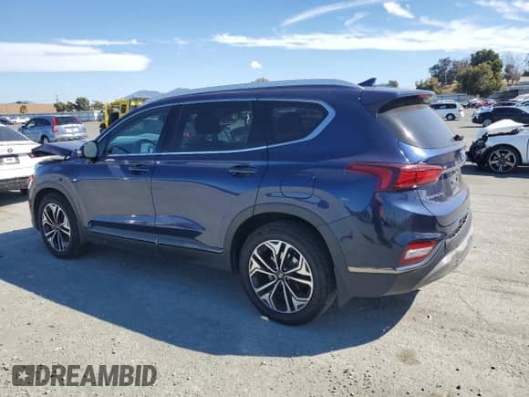 2020 Hyundai Santa Fe Limited с VIN 5NMS53AA4LH291366, выставлен на аукционе Copart как лот 72068965 с пробегом 83 084 миль миль и Списание • Salvage title. История ставок и продаж доступна на DreamBid. Изображение 2.