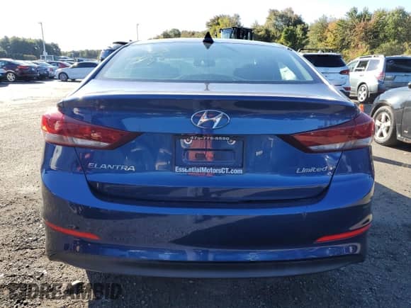 2017 Hyundai Elantra Value Edition with VIN 5NPD84LF0HH028042, listed as a Copart auction lot 86129905 with 144,737 mi miles and Clean title. Bid and sale history available at DreamBid. Image 6.