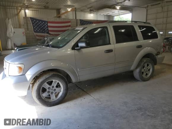 2009 Dodge Durango SLT with VIN 1D8HB48PX9F710122, listed as a Copart auction lot 55830855 with 212,847 mi miles and Clean title. Bid and sale history available at DreamBid. Image 1.