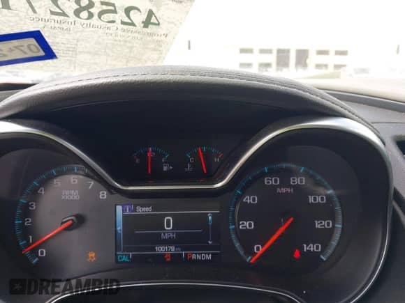 2017 Chevrolet Impala Premier with VIN 1G1145S3XHU189895, listed as a IAAI auction lot 42582713 with 100,179 mi miles and . Bid and sale history available at DreamBid. Image 7.