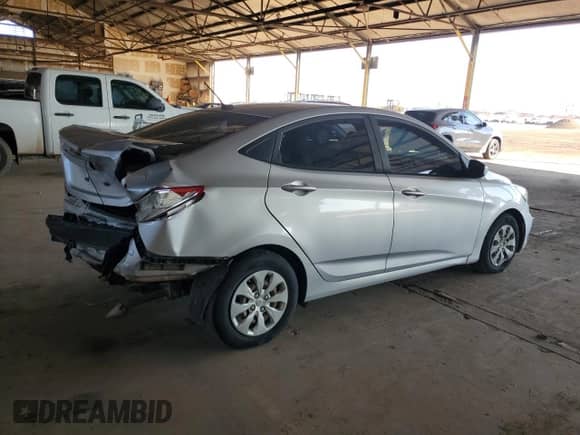 2016 Hyundai Accent SE with VIN KMHCT4AE2GU107877, listed as a Copart auction lot 86694285 with 110,720 mi miles and Salvage title. Bid and sale history available at DreamBid. Image 3.