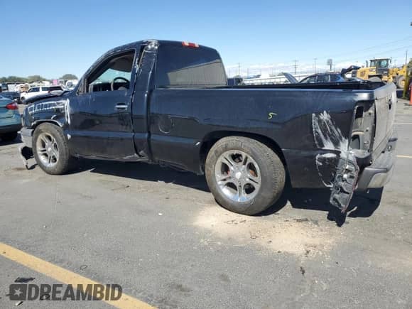 2003 Chevrolet Silverado 1500 with VIN 1GCEC14X93Z102844, listed as a Copart auction lot 80735125 with 116,322 mi miles and Salvage title. Bid and sale history available at DreamBid. Image 2.
