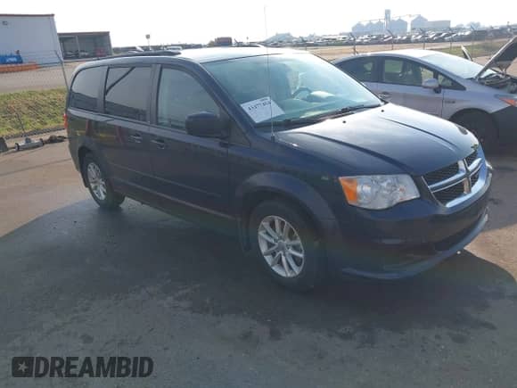 2013 Dodge Grand Caravan SXT with VIN 2C4RDGCG3DR582958, listed as a IAAI auction lot 43477454 with 132,299 mi miles and . Bid and sale history available at DreamBid. Image 1.