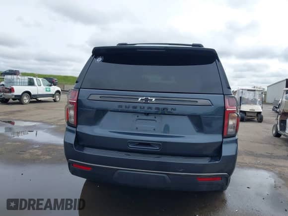 2021 Chevrolet Suburban Z71 with VIN 1GNSKDKD2MR379098, listed as a IAAI auction lot 41836921 with 53,532 mi miles and . Bid and sale history available at DreamBid. Image 16.