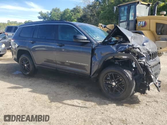 2024 Jeep Grand Cherokee Laredo X с VIN 1C4RJJAG7R8525979, выставлен на аукционе Copart как лот 73502034 с пробегом 4 480 миль миль и Списание • Salvage title. История ставок и продаж доступна на DreamBid. Изображение 4.