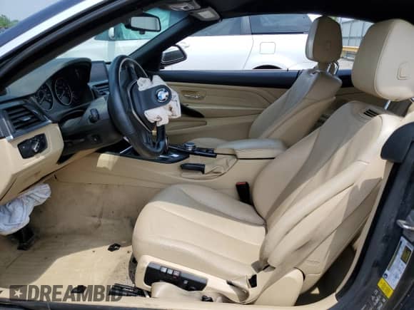 2015 BMW 4 Series 428i xDrive with VIN WBA3T1C57FP820526, listed as a Copart auction lot 59845415 with Not provided miles and Salvage title. Bid and sale history available at DreamBid. Image 7.