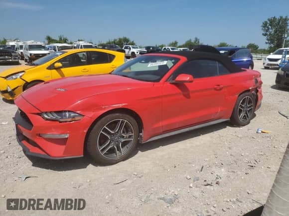 2022 Ford Mustang EcoBoost Premium with VIN 1FATP8UH6N5104175, listed as a Copart auction lot 66390325 with 73,274 mi miles and Salvage title. Bid and sale history available at DreamBid. Image 1.