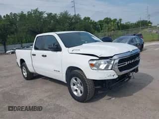 2023 Ram 1500 Big Horn with VIN 1C6RRFBG0PN597147, listed as a IAAI auction lot 42399248 with 44,689 mi miles and . Bid and sale history available at DreamBid. Image 1.