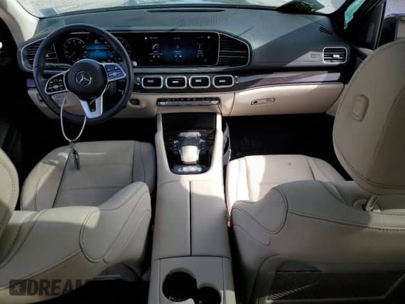 2022 Mercedes-Benz GLS 450 with VIN 4JGFF5KE7NA789470, listed as a Copart auction lot 69076875 with 39,081 mi miles and Salvage title. Bid and sale history available at DreamBid. Image 8.