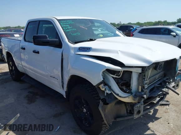 2022 Ram 1500 Big Horn with VIN 1C6RRFBG0NN287478, listed as a IAAI auction lot 42247112 with 43,275 mi miles and . Bid and sale history available at DreamBid. Image 1.