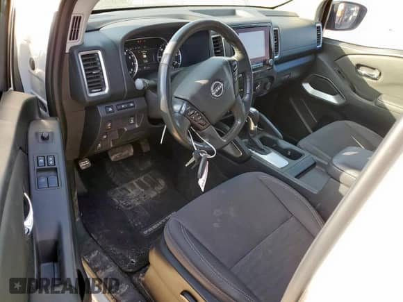 2023 Nissan Frontier S with VIN 1N6ED1CL7PN608713, listed as a Copart auction lot 86123915 with 54,963 mi miles and Salvage title. Bid and sale history available at DreamBid. Image 8.