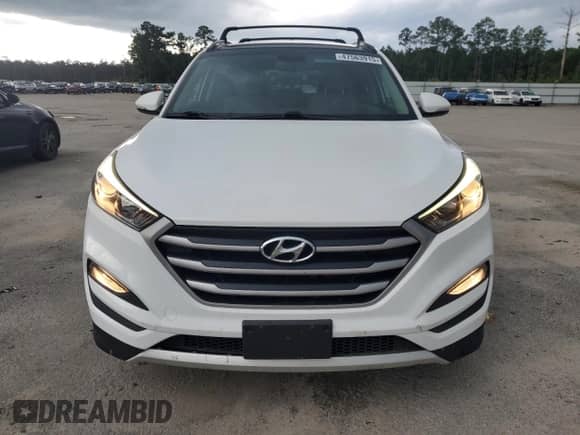 2017 Hyundai Tucson Sport with VIN KM8J3CA20HU569914, listed as a Copart auction lot 47563915 with 57,923 mi miles and Salvage title. Bid and sale history available at DreamBid. Image 5.