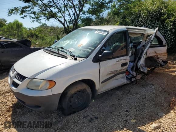 2003 Dodge Caravan Cargo with VIN 1D4GP21333B338874, listed as a Copart auction lot 54366705 with Not provided miles and Salvage title. Bid and sale history available at DreamBid. Image 1.