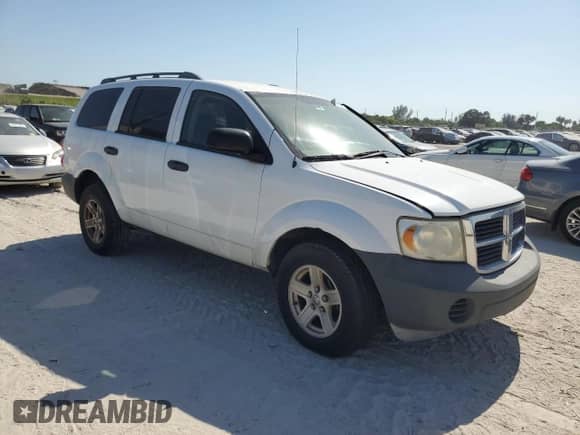 2007 Dodge Durango SXT with VIN 1D8HB38P07F511135, listed as a Copart auction lot 54985405 with 65,890 mi miles and Clean title. Bid and sale history available at DreamBid. Image 4.